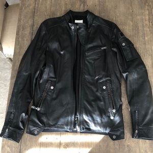 Diesel Genuine Leather Jacket 100% Lamb Leather